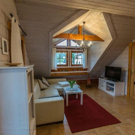 Ferienwohnung Im Blockhaus Rosenkranz Rathmannsdorf Exteriör bild