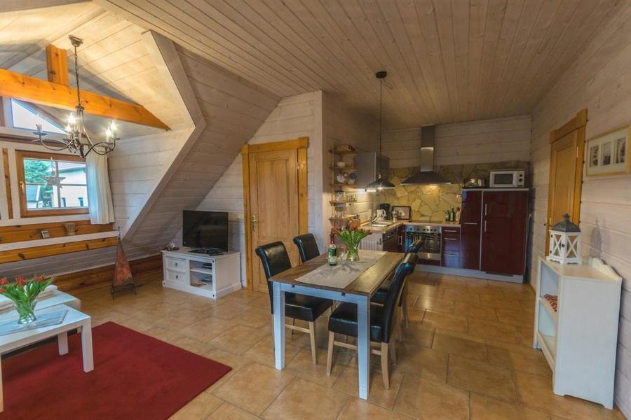 Ferienwohnung Im Blockhaus Rosenkranz Rathmannsdorf Exteriör bild